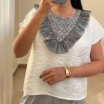 شومیز تور طوسی بنیکو