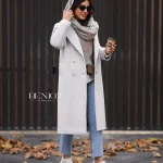 خرید پالتو بلند زنانه جنس فوتر ترک از مزون بنیکو