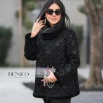 خرید کت مجلسی زنانه رنگ مشکی از مزون بنیکو