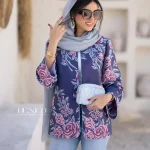 خرید مانتو مجلسی جنس ژاکارد تابستانی از مزون بنیکو