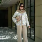 شلوار لینن نسکافه‌ای