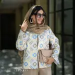 مانتو lozi سوزن‌دوزی پرکار