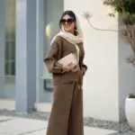 ست کت و شوار melorin آجری