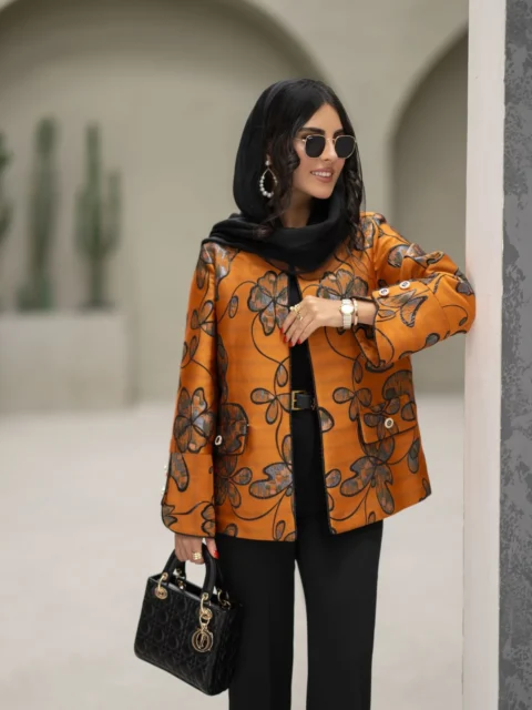 مانتو parvane نارنجی