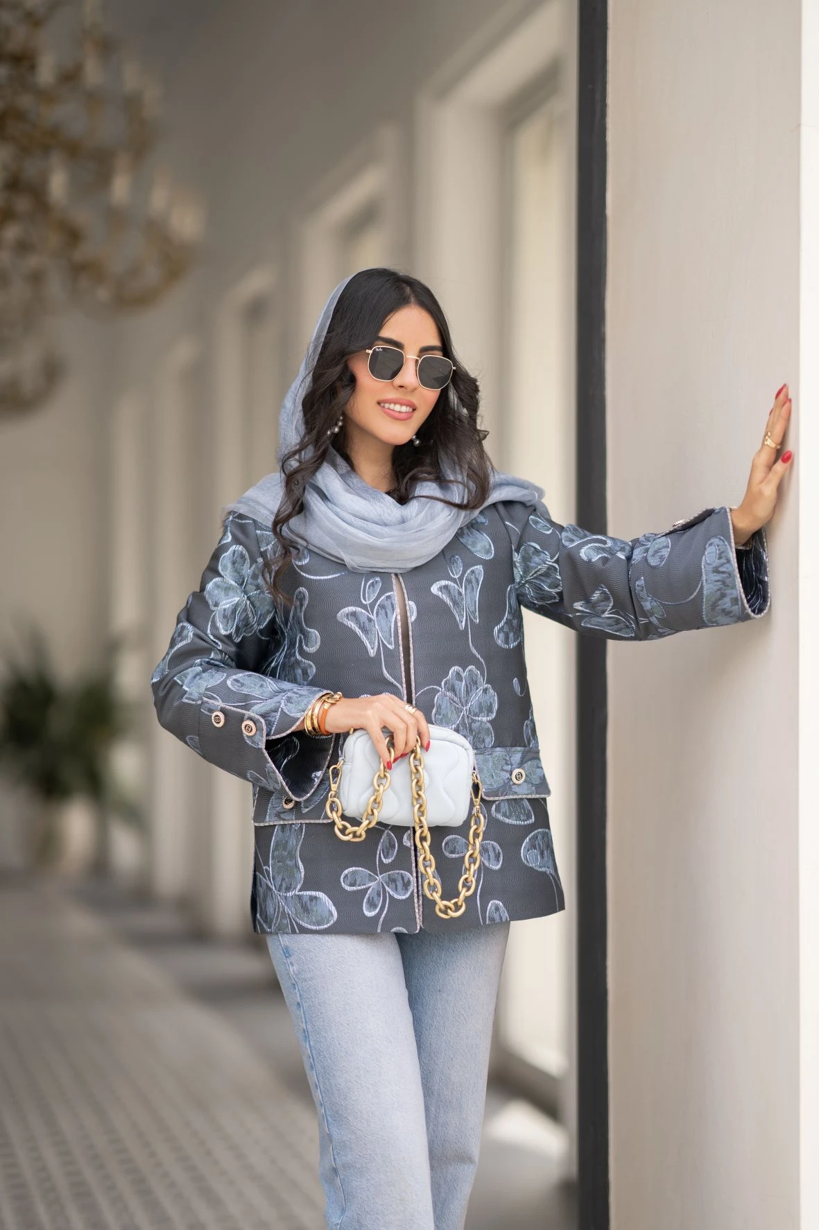 مانتو parvane آبی مانتو parvane آبی