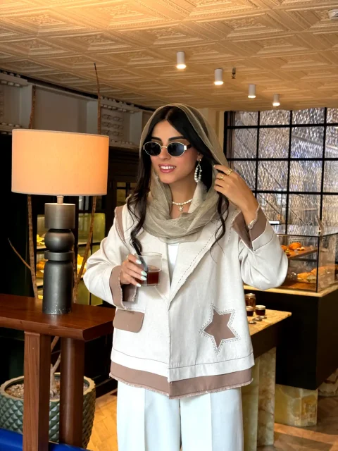 کت لینن کوک‌دوزی