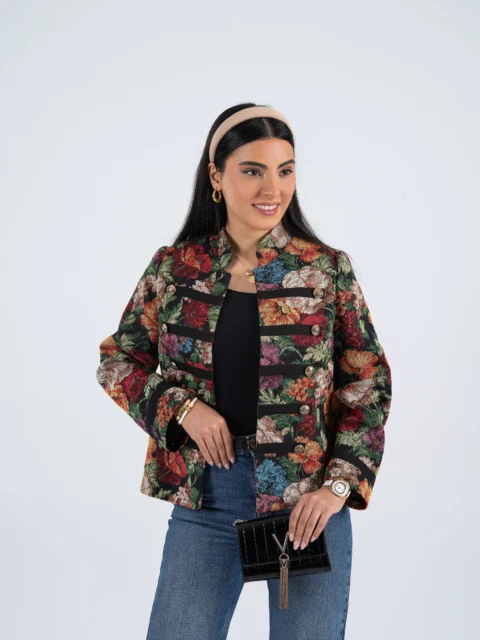 خرید کت تک زنانه رنگی از مزون بنیکو