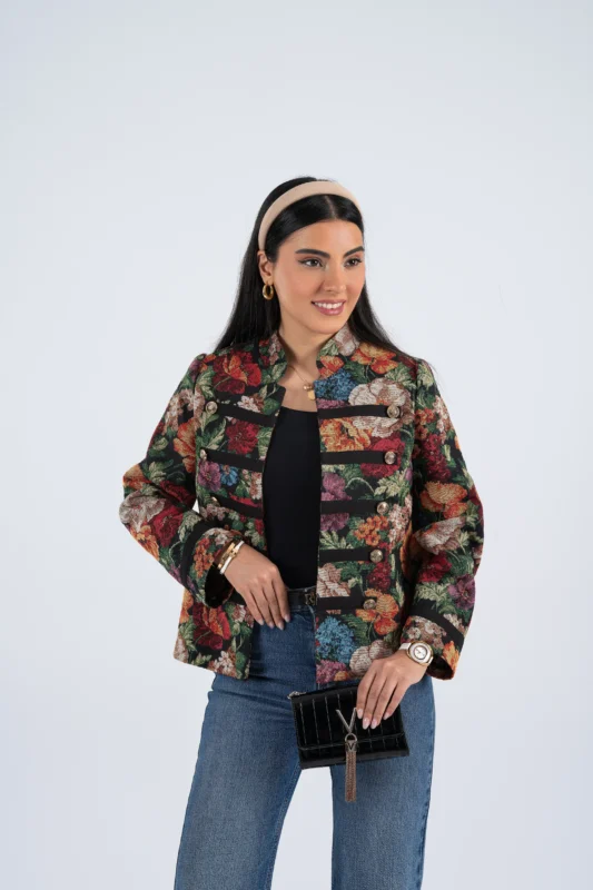 خرید کت تک زنانه رنگی از مزون بنیکو